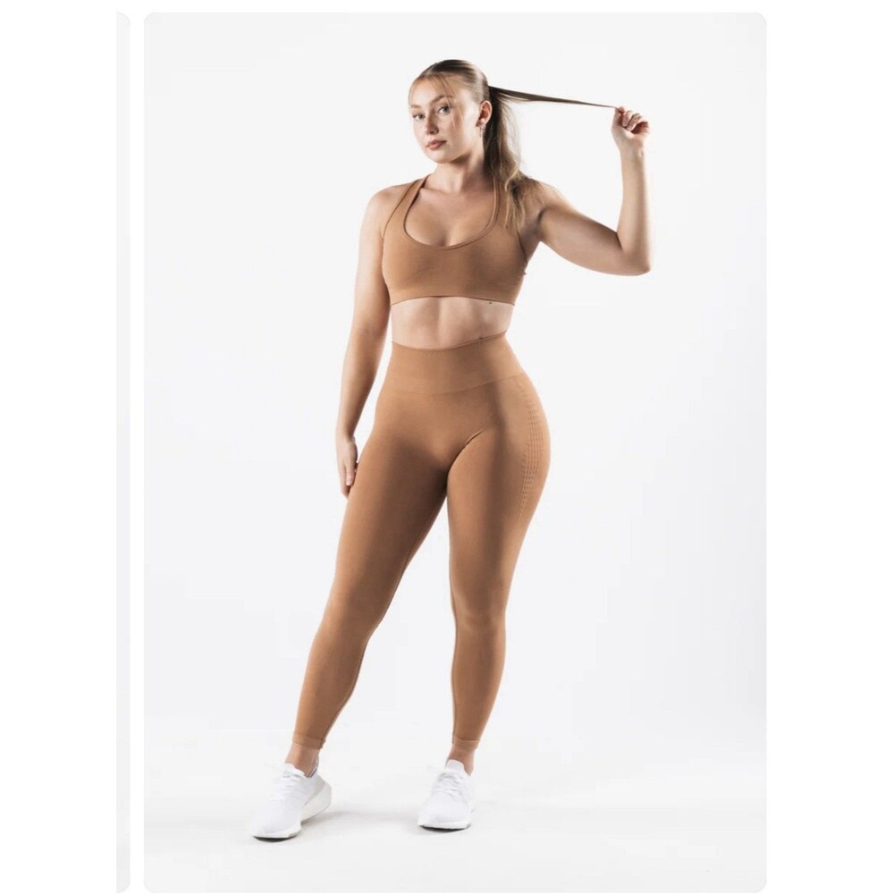 Alphalete Contour Ultra High Rise Clay Pull On Leggings Women’s Size XS